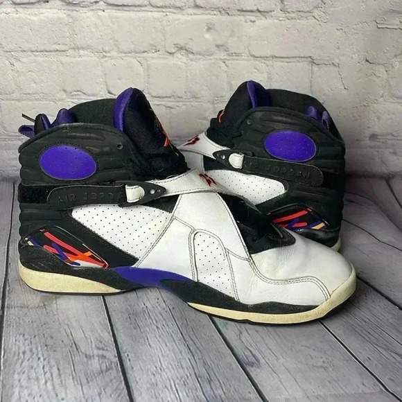 Nike Air Jordan 8 Retro Three Peat Size 11.5 OG VIII 305381-142 White Black main image 13